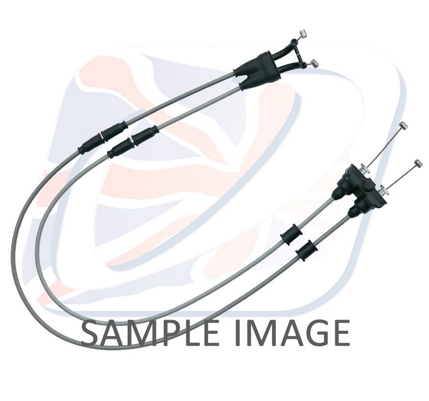 Throttle cables (pair) Venhill Y01-4-065-GY featherlight grey