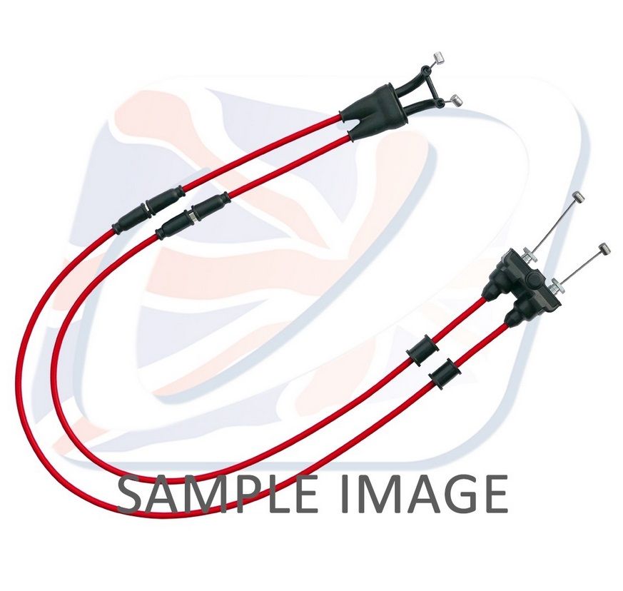 Throttle cables (pair) Venhill Y01-4-065-RD featherlight crven