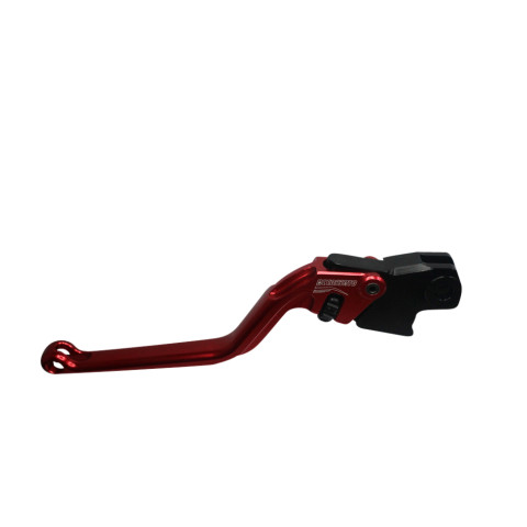 Brake lever ACCOSSATO EDB001 fixed CNC-worked aluminium, red