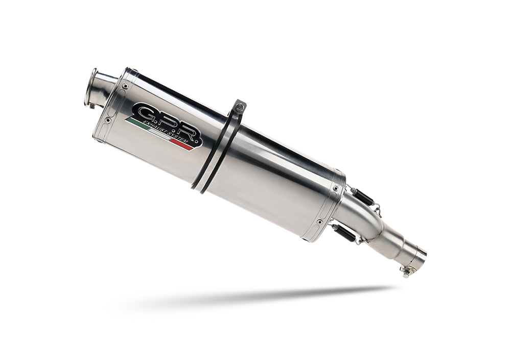Slip-on exhaust GPR TRIOVAL K.29.2.TRI Polished Stainless Steel