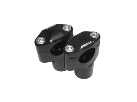 Risers kit ACCOSSATO RK120 +60 mm for handlebars with diameter 28 mm, black