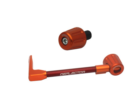 Lever guard in aluminium + right end ACCOSSATO DE005 with red hose and joint left