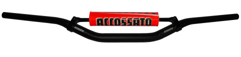 Handlebar ACCOSSATO HB079 Aluminium Made With Variable Diameter - 28.5 mm Crni