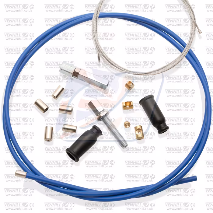 Universal throttle cable kit Venhill U01-4-103 5mm, 2.35m Plavi