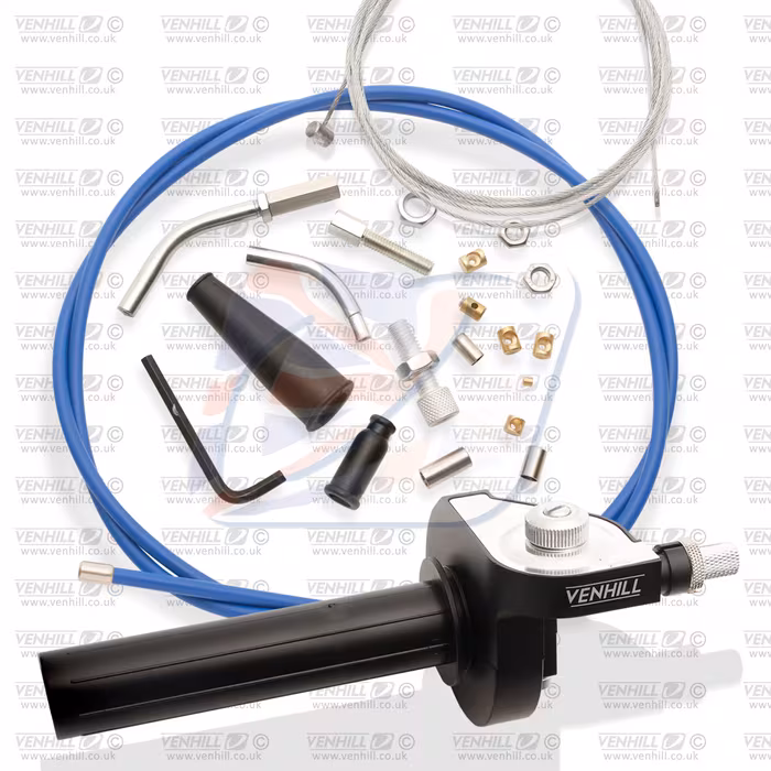 Universal 600A twistgrip conversion Venhill U01-4-600A Plavi