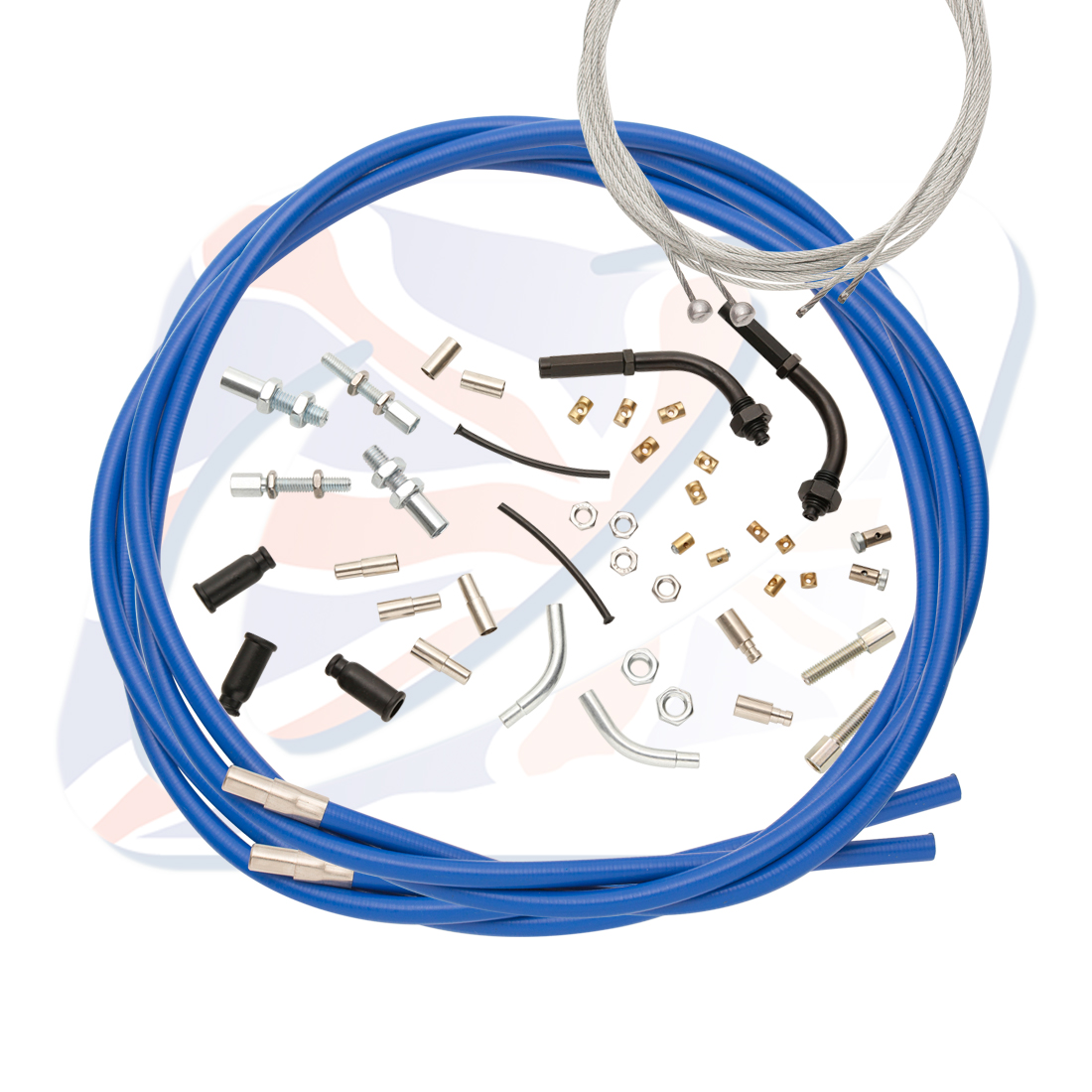 Universal throttle cables Venhill U01-4-888/A-BL for 888 Plavi