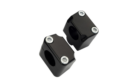 Trasformation kit for handlebar ACCOSSATO 128X for handlebar from diameter 22 mm to 28 mm with riser +24mm