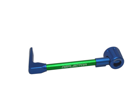 Lever guard ACCOSSATO DE002 with green hose and joint left, aluminium