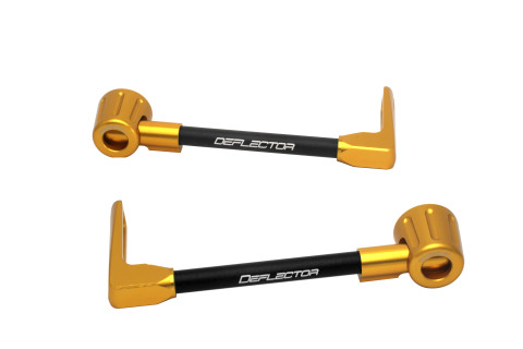 Lever guard ACCOSSATO DE003 with black hose and joint right + left , aluminium