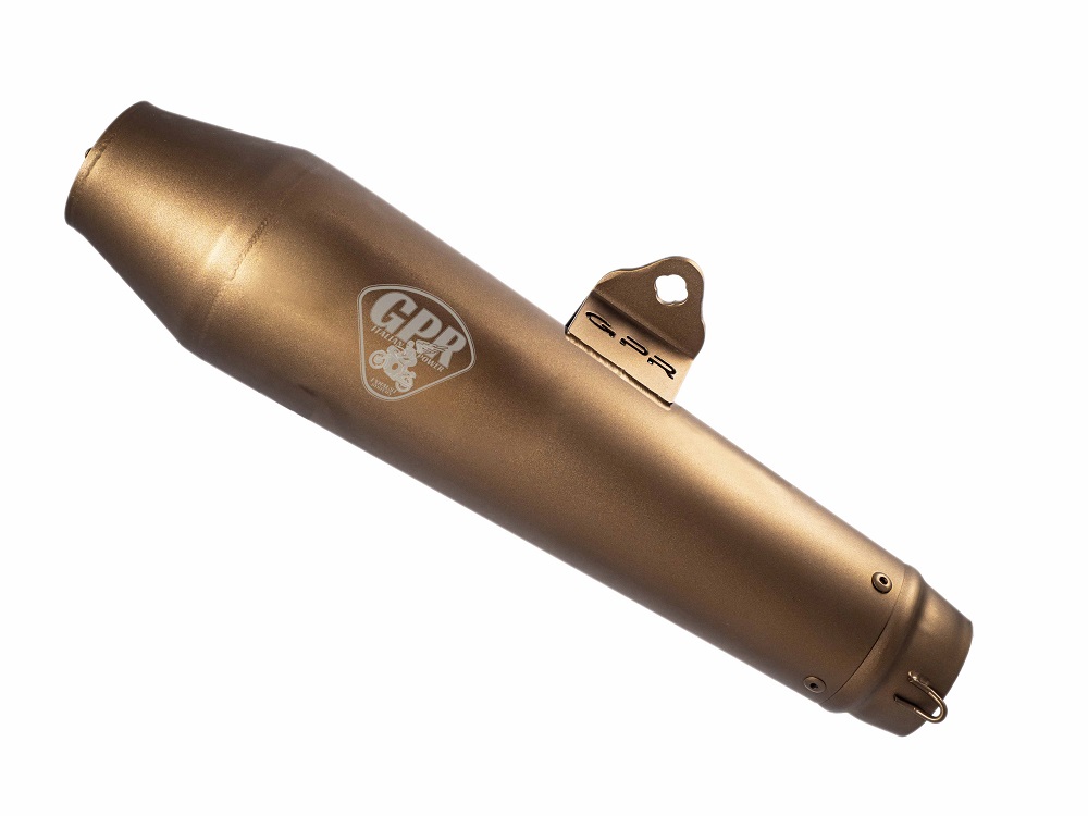 Universal silencer GPR ULTRACONE CAFÉ RACER CAFE.11.ULTBRZ Bronze without link pipe