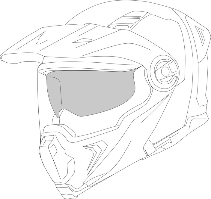 Sunvisor GMS GELERO ZG12701-SUN-03 smoked
