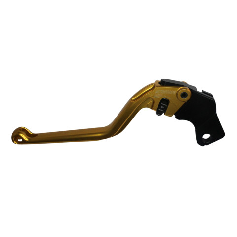 Clutch Lever ACCOSSATO ESS650 fixed CNC-worked aluminium, gold