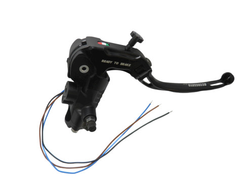 Ready to brake master cylinder ACCOSSATO CY089 19x20 with blue folding lever (nut + lever)