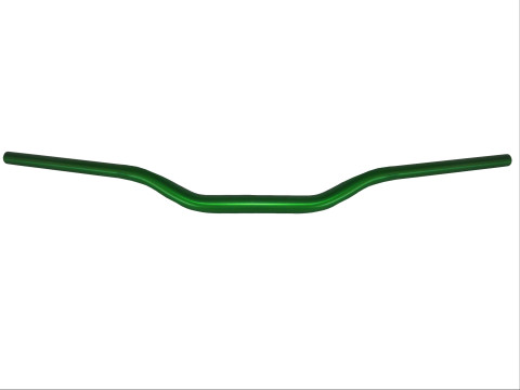 Handlebar ACCOSSATO HB032 Aluminium Made With Variable Diameter - 28 mm titanium