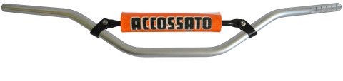Handlebar ACCOSSATO aluminium, 22 mm silver