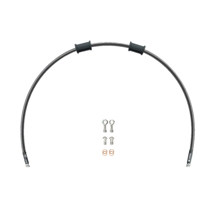 Clutch hose kit Venhill POWERHOSEPLUS KAW-11010CS-CB (1 hose in kit) Carbon hoses, stainless fittings