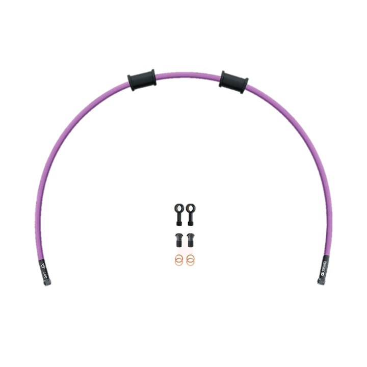 Clutch hose kit Venhill POWERHOSEPLUS KAW-11010CB-PU (1 hose in kit) Purple hoses, black fittings