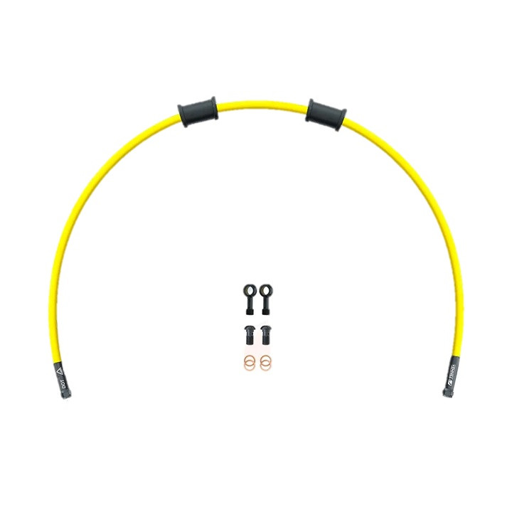 Clutch hose kit Venhill POWERHOSEPLUS KAW-11010CB-YE (1 hose in kit) Yellow hoses, black fittings