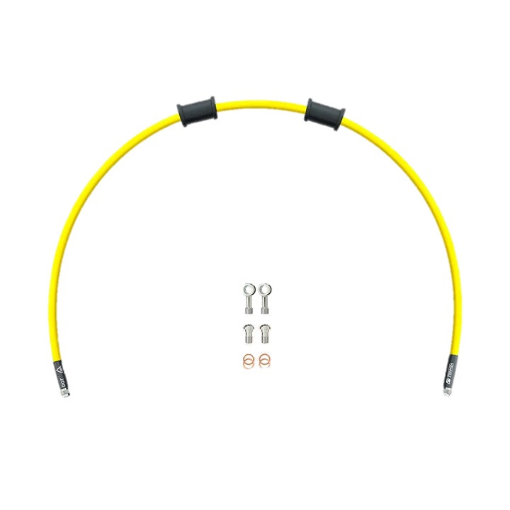 Clutch hose kit Venhill POWERHOSEPLUS KAW-11010CS-YE (1 hose in kit) Yellow hoses, stainless fittings