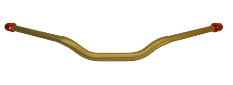 Handlebar ACCOSSATO HB183 Aluminium Made With Variable Diameter - 28.5 mm zlato