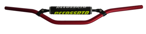 Handlebar ACCOSSATO aluminium, 22 mm crven