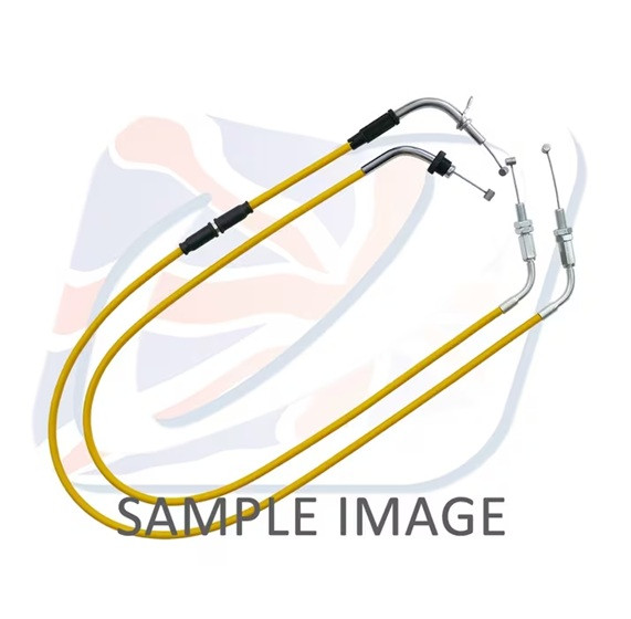 Throttle cable Venhill S01-4-172 featherlight (pair) Yellow