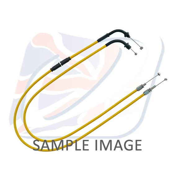 Throttle cable Venhill S01-4-173 featherlight (pair) Yellow