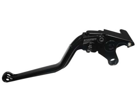 Clutch Lever ACCOSSATO ESS031 fixed CNC-worked aluminium, black