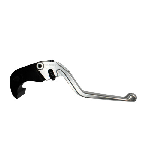 Brake lever ACCOSSATO EDF022 fixed CNC-worked aluminium, silver