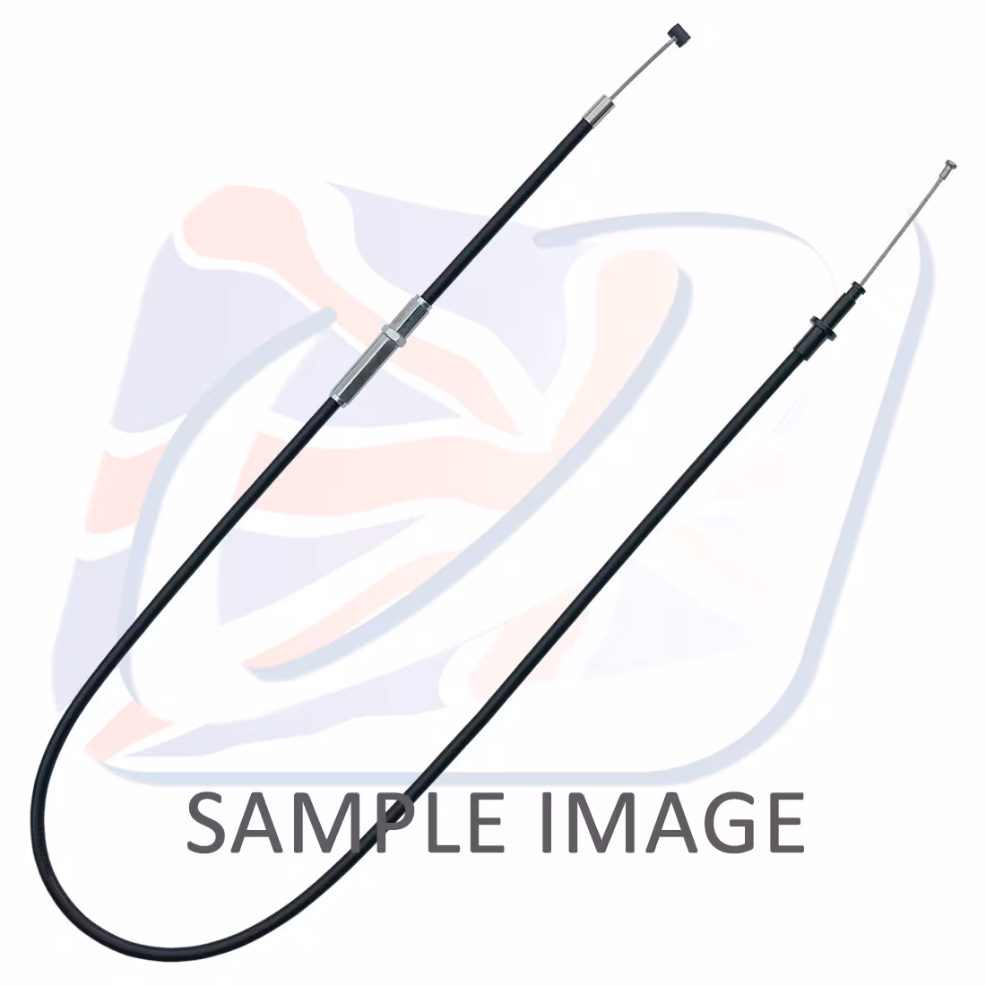 Rear brake cable Venhill Y01-2-056 Crni