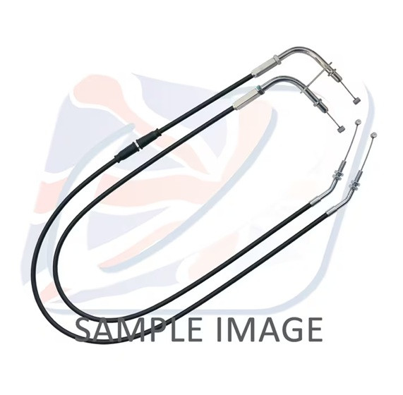 Throttle cable (pair) Venhill Y01-4-211 featherlight Crni