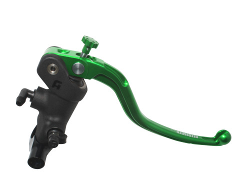 Radial brake master cylinder ACCOSSATO PC010 19 x 18 with fixed lever,green