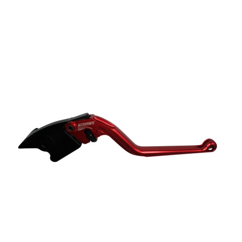 Brake lever ACCOSSATO EDF012 fixed CNC-worked aluminium, red