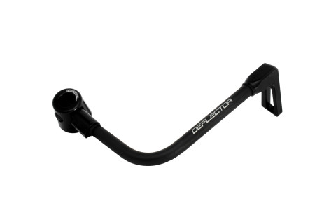 Lever guard ACCOSSATO DE001 with black  hose and joint right, aluminium