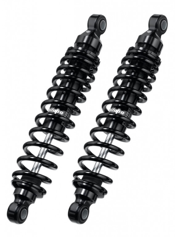 Rear twinshock BITUBO WMB0 with adjustable spring preload black spring