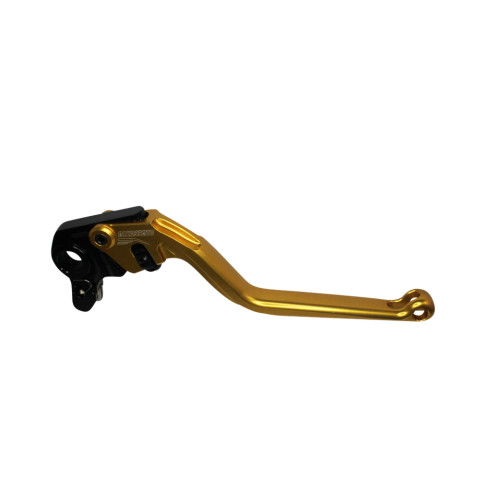 Brake lever ACCOSSATO EDB012 fixed CNC-worked aluminium, gold