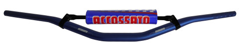 Handlebar ACCOSSATO aluminium, 28.5 mm Crni