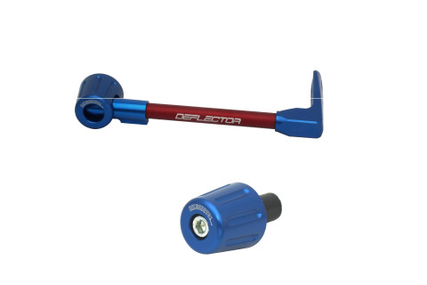 Lever guard in aluminium + left end ACCOSSATO DE004 with red hose and joint right