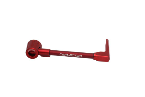 Lever guard ACCOSSATO DE001 with red hose and joint right, aluminium