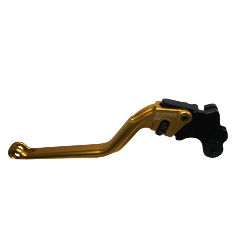 Clutch Lever ACCOSSATO ESM048 fixed CNC-worked aluminium, gold