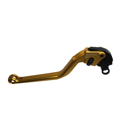 Clutch Lever ACCOSSATO ESM069 fixed CNC-worked aluminium, gold
