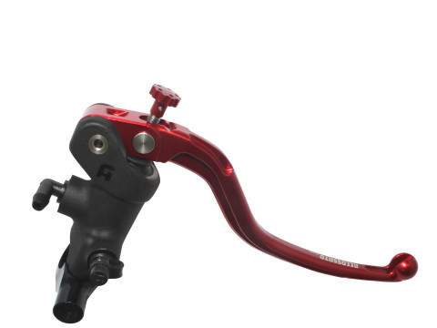 Radial brake master cylinder ACCOSSATO PC010 19 x 18 with fixed lever,red