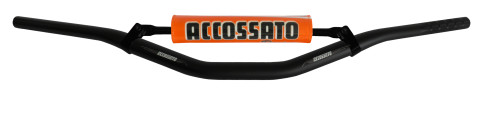 Handlebar ACCOSSATO aluminium, 28.5 mm Crni