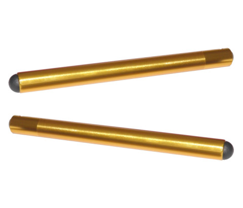 Clip-ons ACCOSSATO TB003 aluminium, 280mm with caps, Gold