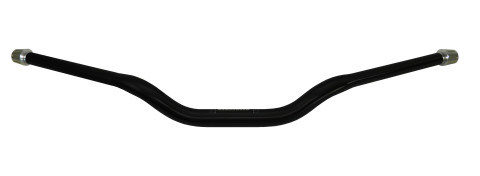 Handlebar ACCOSSATO HB183 Aluminium Made With Variable Diameter - 28.5 mm Crni