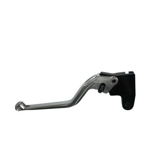 Clutch Lever ACCOSSATO EST333 fixed CNC-worked aluminium, silver