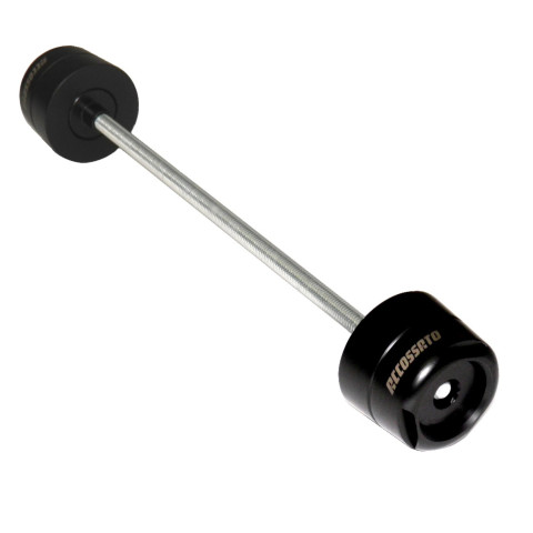 Rear fork protection ACCOSSATO PP079 aluminium and plastic material Crni