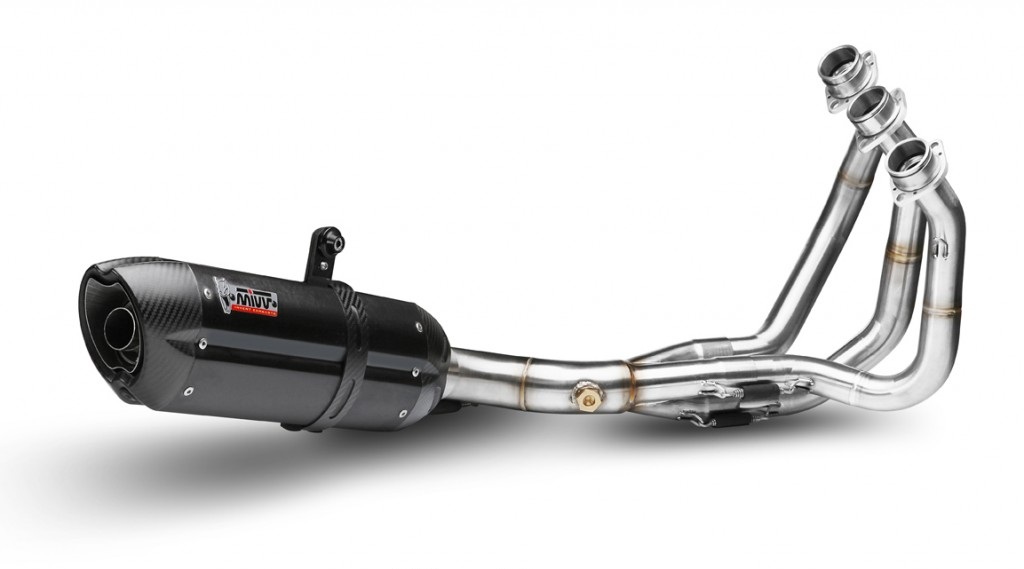 Full exhaust system 3x1 MIVV SUONO Y.042.L9 Steel Black for YAMAHA MT-09 850 / 890 2013-2020