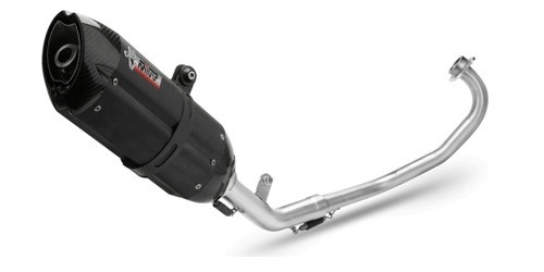 Cijeli ispušni sustav 1x1 MIVV SUONO Y.047.L9 steel black for YAMAHA YZF-R 125 2014-2018, YAMAHA MT 125 2015-2019