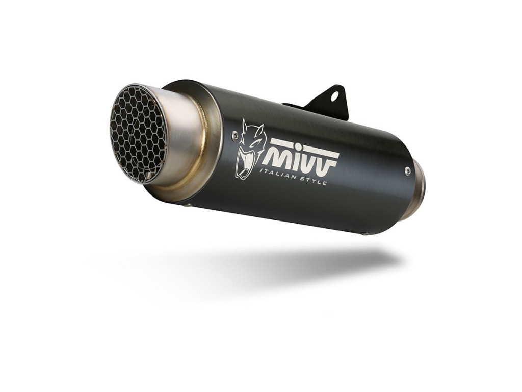 Cijeli ispušni sustav 1x1 MIVV GP PRO Y.067.LXBP Crni for YAMAHA YZF-R 125 2019-2026, YAMAHA MT 125 2020-2026